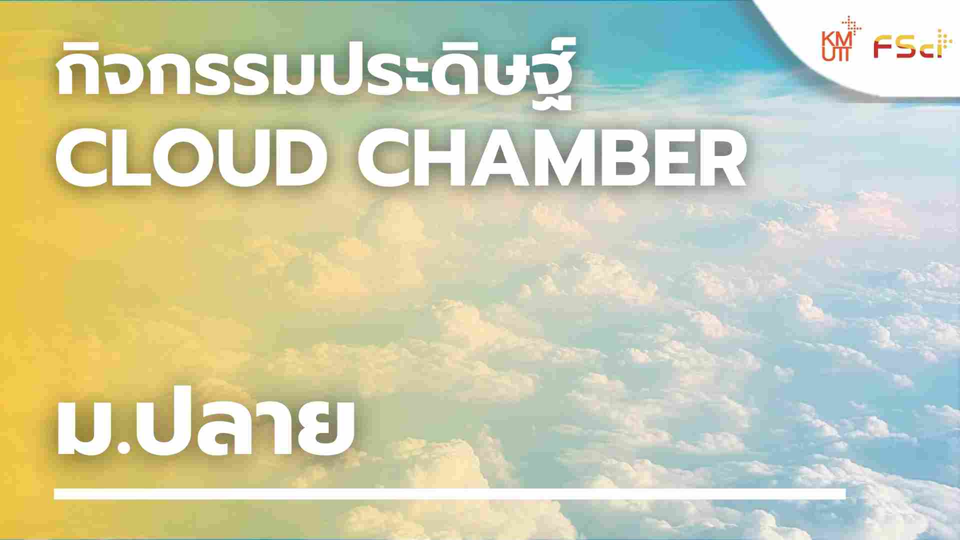 กิจกรรมประดิษฐ์ Cloud chamber – ม.ปลาย