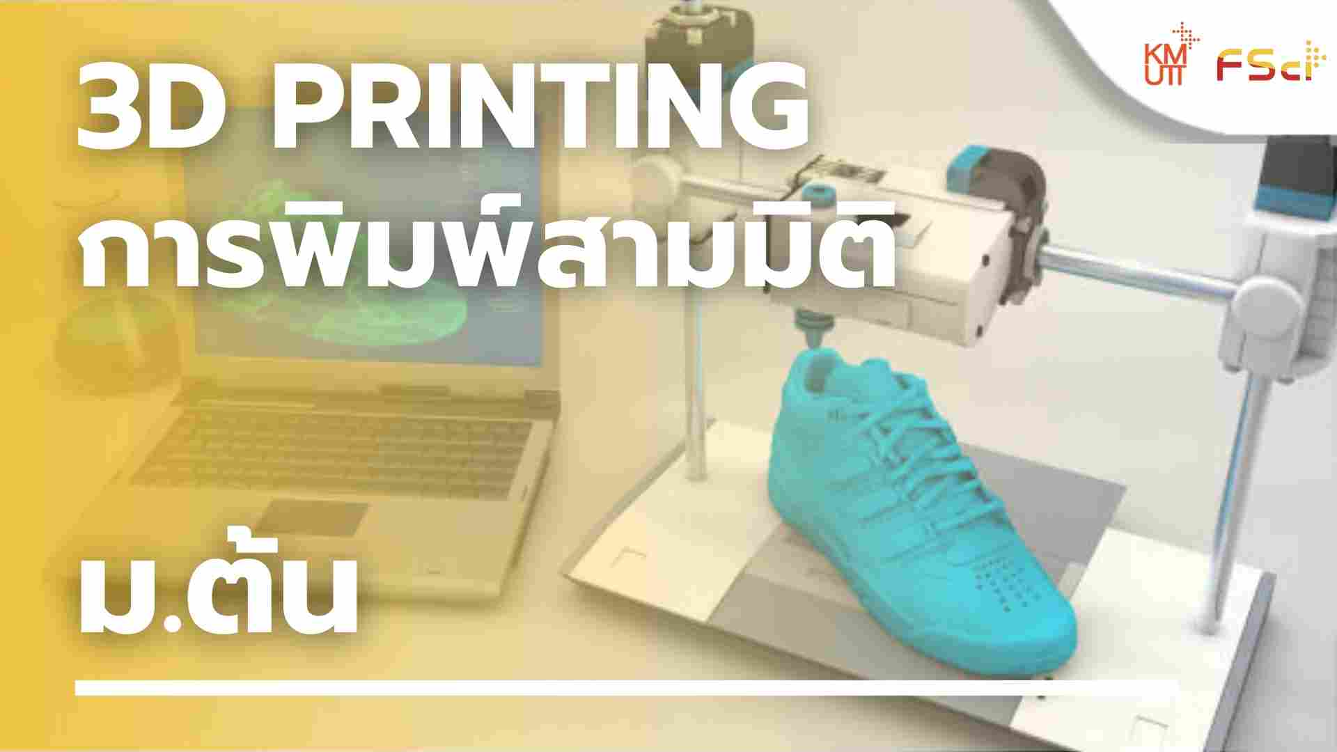 3D Printing (การพิมพ์สามมิติ) – ม.ต้น