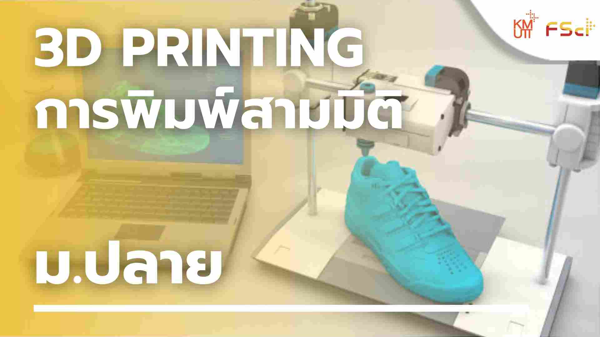 3D Printing (การพิมพ์สามมิติ) – ม.ปลาย